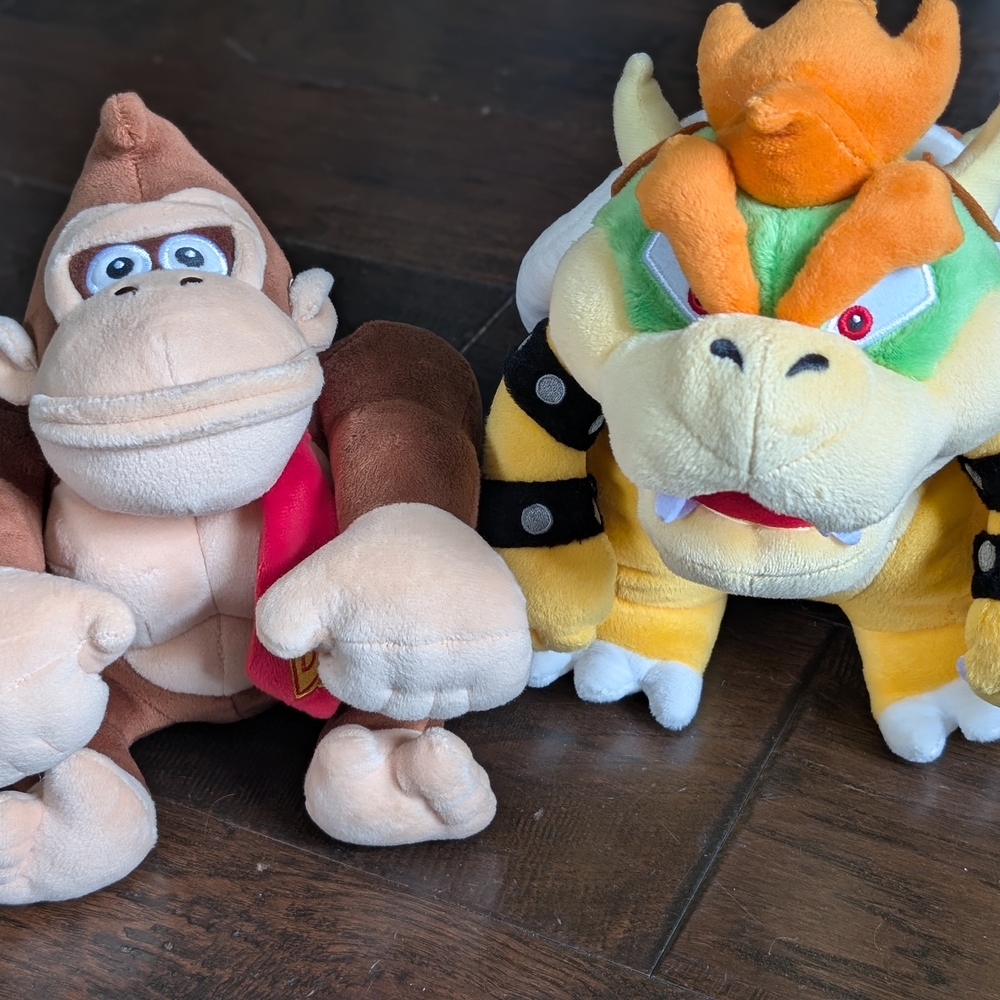 Plush Toy Set - Brown and Orange Characters